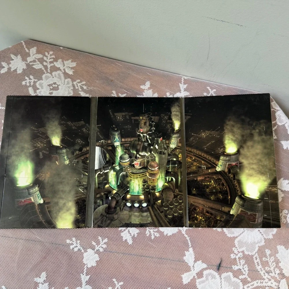 UNTESTED Eidos Final Fantasy VII PC Game Big Box 1998 3-Disc Set Manual Complete